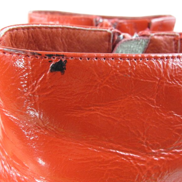 Jeffery Campbell Women's Stiletto Ankle Booties Red Patent Leather Size 8 - Picture 6 of 9